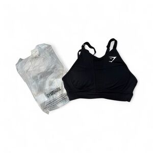Gymshark Black Sports Bra Small